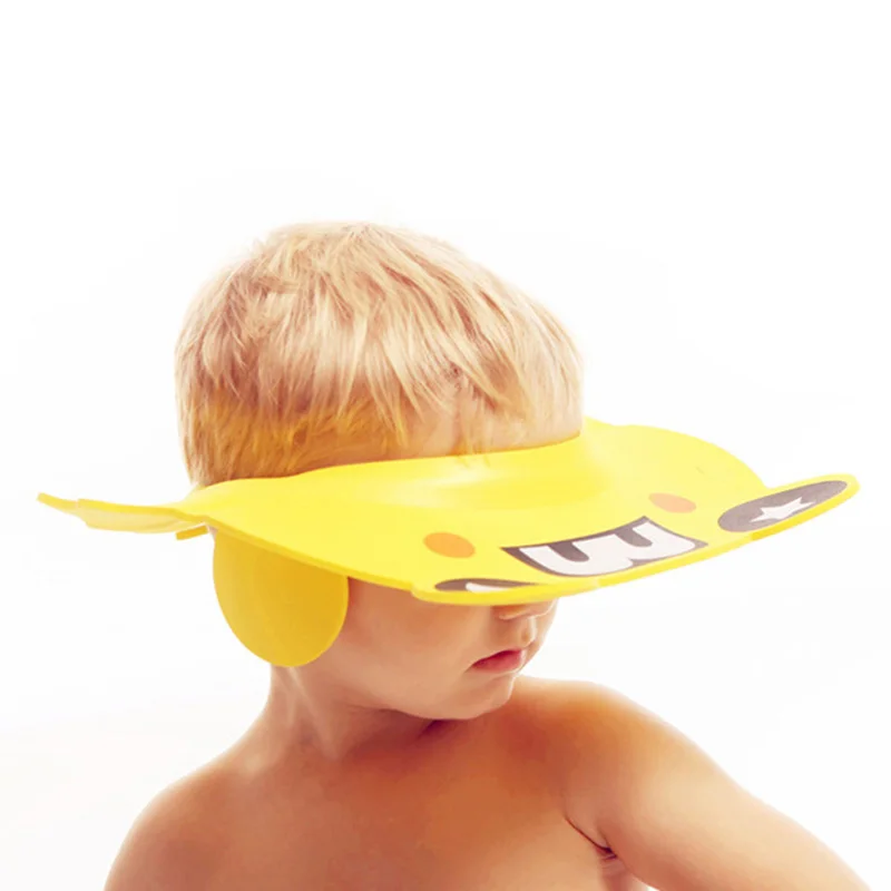 

Safe Shampoo Cap Shower Bathing Bath Protect Soft Cap Hat For Baby Wash Hair Shield Bebes Children Bathing Shower Cap Hat Kids