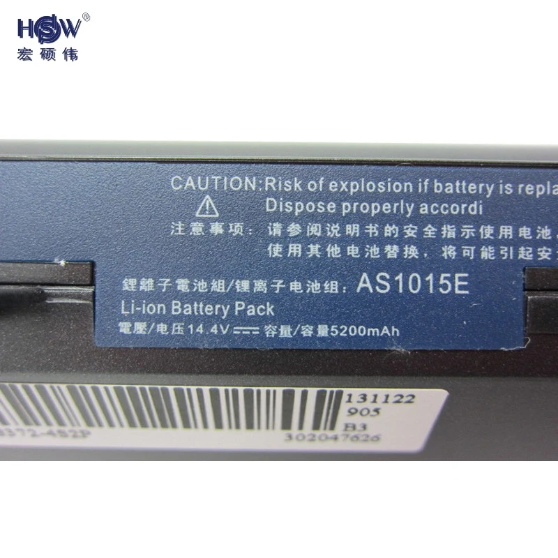 HSW ноутбука Батарея для acer Aspire AS09B34 AS09B3E AS09B5E AS09B35 AS09B56 AS10I5E AS09B38 AS09B58 3935 TravelMate 8372g