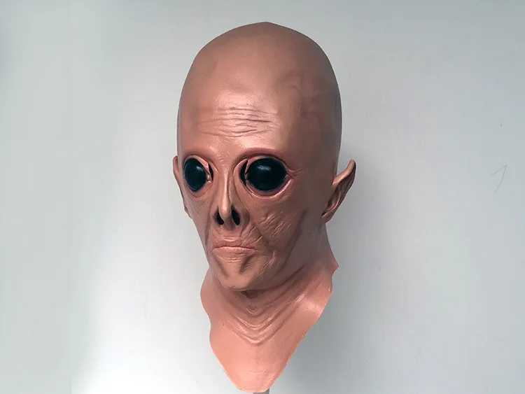 [Верх] Косплэй иностранцев маска Хэллоуин ужас шлем жуткий страх трюк шутки наряд