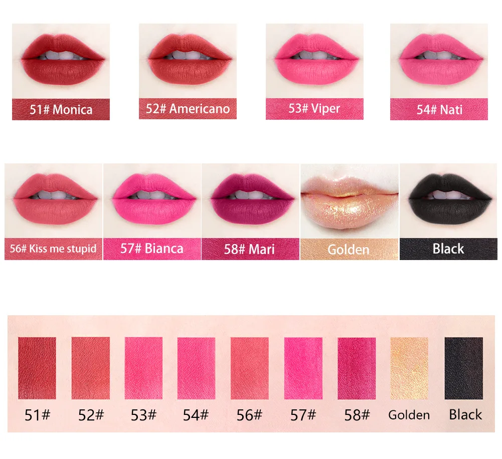 32 Mimosa# MISS ROSE Brick Red губная помада в виде пули матовая помада легко носить стойкая красная Фирменная помада, Макияж сексуальная помада для губ