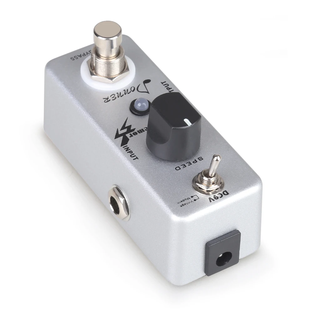 Donner Phase Guitar Effect Pedal Pearl Tremor аксессуары для электрогитары высокого качества портативные педали для гитары True Bypass