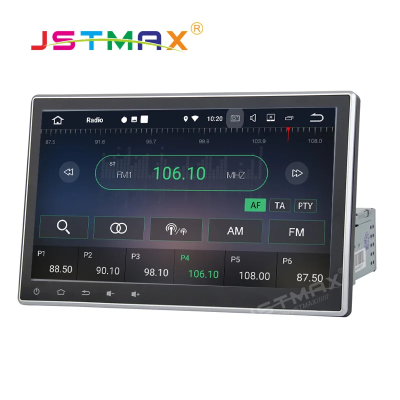 JSTMAX 10 1 "Android 8 0 Автомобильный GPS радио плеер для универсального din автомобиля