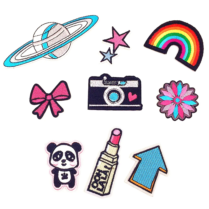 1 шт. вышитые нашивки с героями мультфильмов для одежды железные полоски на