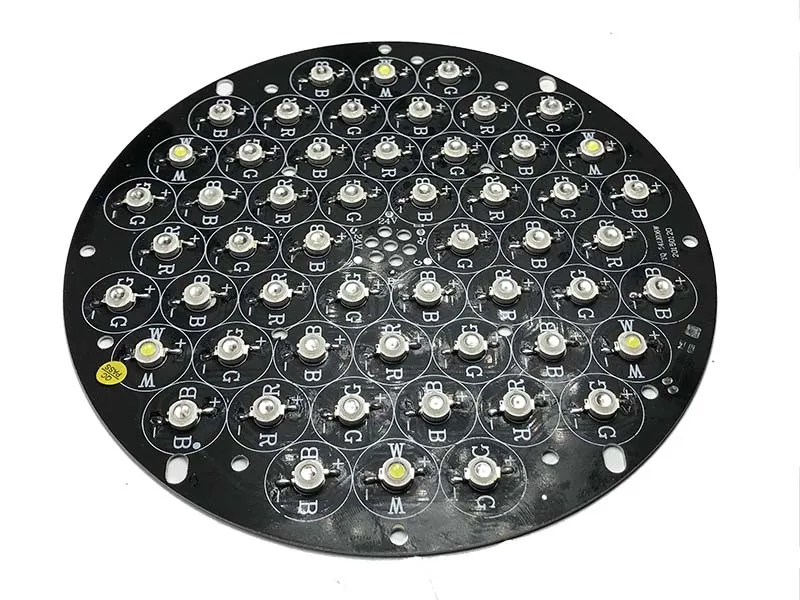 Белый 54x3 Вт led par Светильник rgbw плоский par led литой алюминиевый dmx512 профессиональный сценический светильник оборудование dj светильник - Цвет: Белый