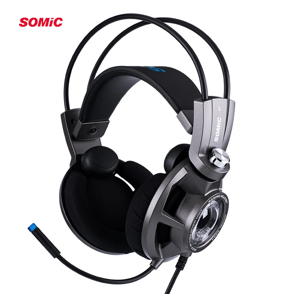 SOMIC G954, игровая Вибрирующая гарнитура, 7,1, виртуальная объемная USB игра, наушники с микрофоном для компьютера, ноутбука, геймера