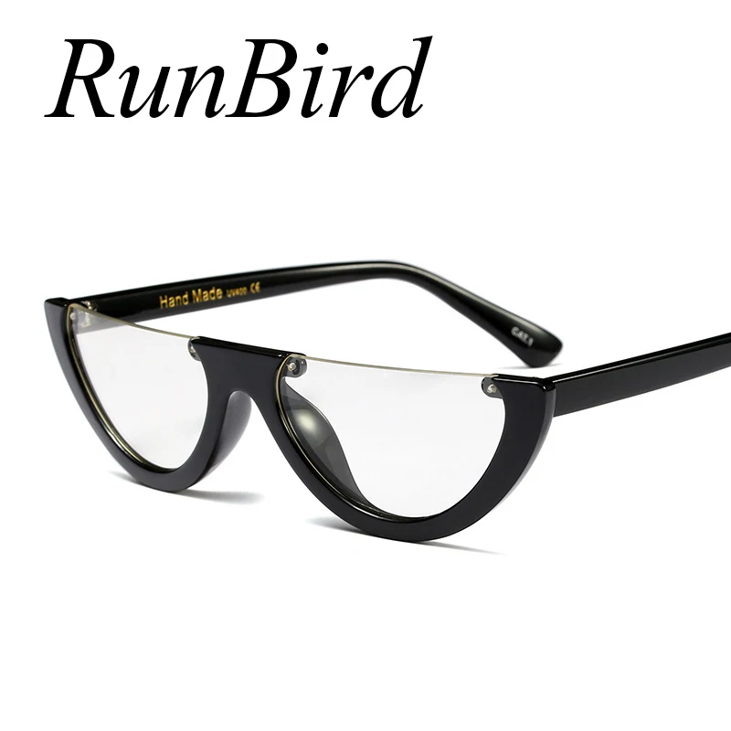 Солнечные очки RunBird в винтажном стиле женские Полуободковые солнцезащитные