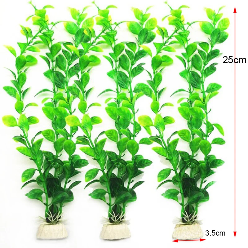 

Height 25cm Aquarium Decoration Fish Tank Aquarium Plastic Plant Artificial Simulation Water Plants for Fish Tank Decor