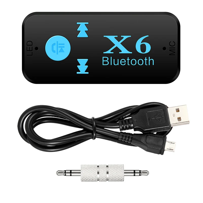 

Bluetooth 4.1 3 in 1 USB Wireless Car Kit Adapter Bluetooth Receiver 3.5mm Audio Jack TF Card Reader MIC Call Support For Car