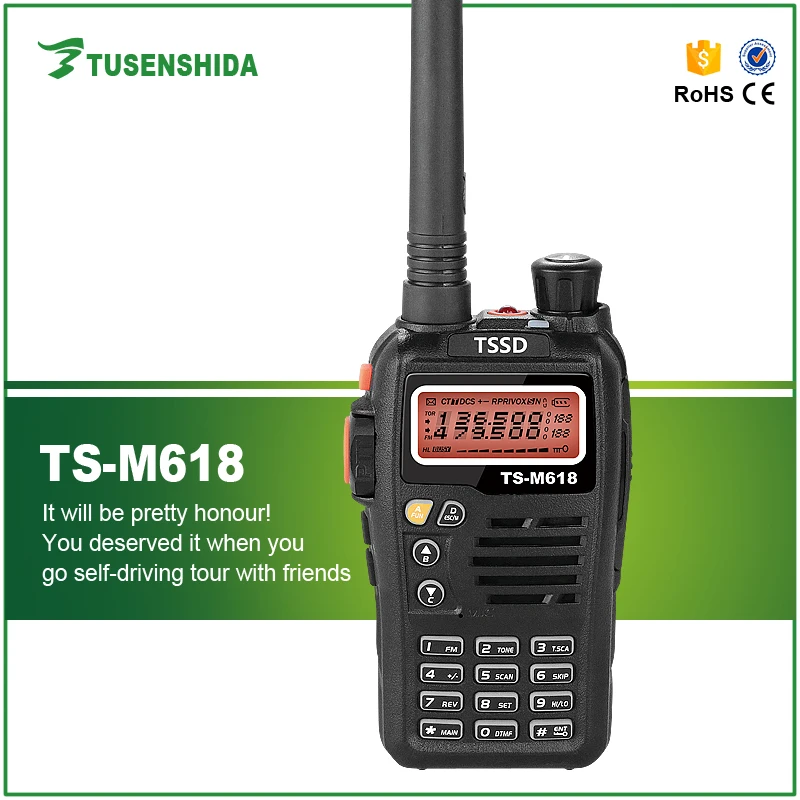 Высокое качество Бесплатная доставка 5 Вт VHF UHF двухдиапазонный охотничий Радио