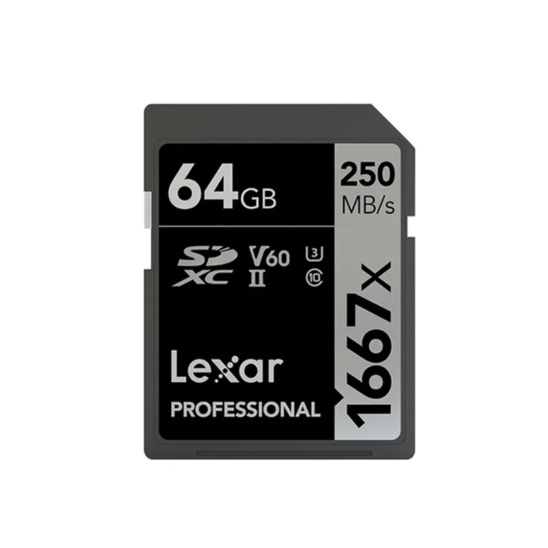 Lexar 1667X SD Card 64GB 128GB 256GB Cartao De Memoria Class 10 Karty Tablet Carte Memoire for Mini Pc Usb Hub Monitor Camera