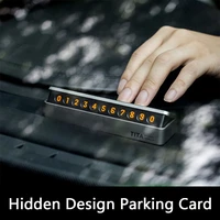 car parking card stop sign telephone number card plate hidden design for mercedes benz w205for toyota for jaguar for range rover