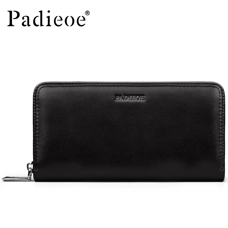 Padieoe новый модный мужской кошелек из натуральной кожи и сумки для мужчин