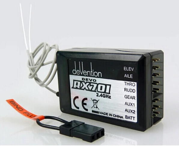 

Walkera Part RX701 2.4Ghz 7ch 701 Receiver RX-701 701 For Walkera Devo 6 7 8s 12s F7 Transmitter RC Helicopter Aircraft F03392