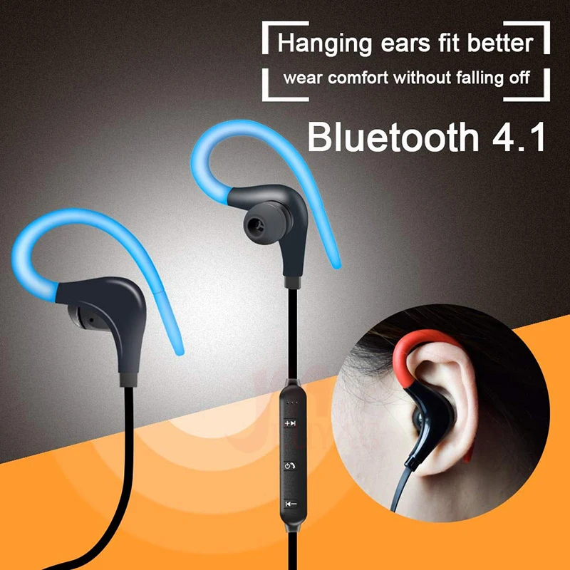 MEUYAG, беспроводные Bluetooth наушники, гарнитура, Спортивная гарнитура с микрофоном, мини, скрытые наушники, наушники для iPhone XR, samsung