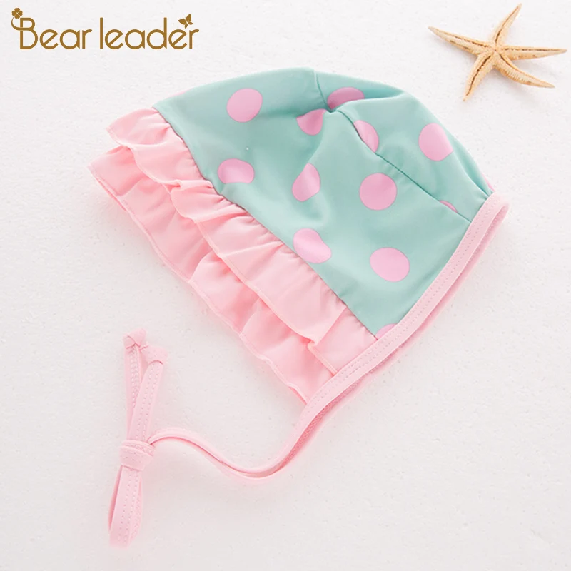 Bear Leader/купальный костюм для девочек 2019 г. Летний милый детский купальный из двух