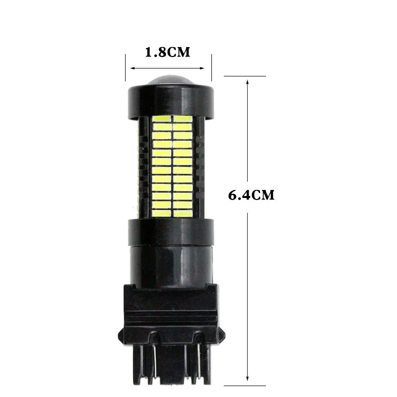 Комплект из 2 предметов 3157 светодиодный лампы P27/5 Вт P27/7 T25 4014 108SMD 12В дневные