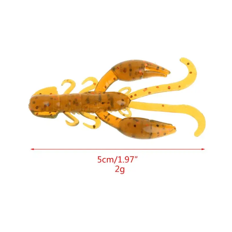 5 шт./компл. 11 г Рыболовная Приманка Креветки искусственная Мягкая приманка