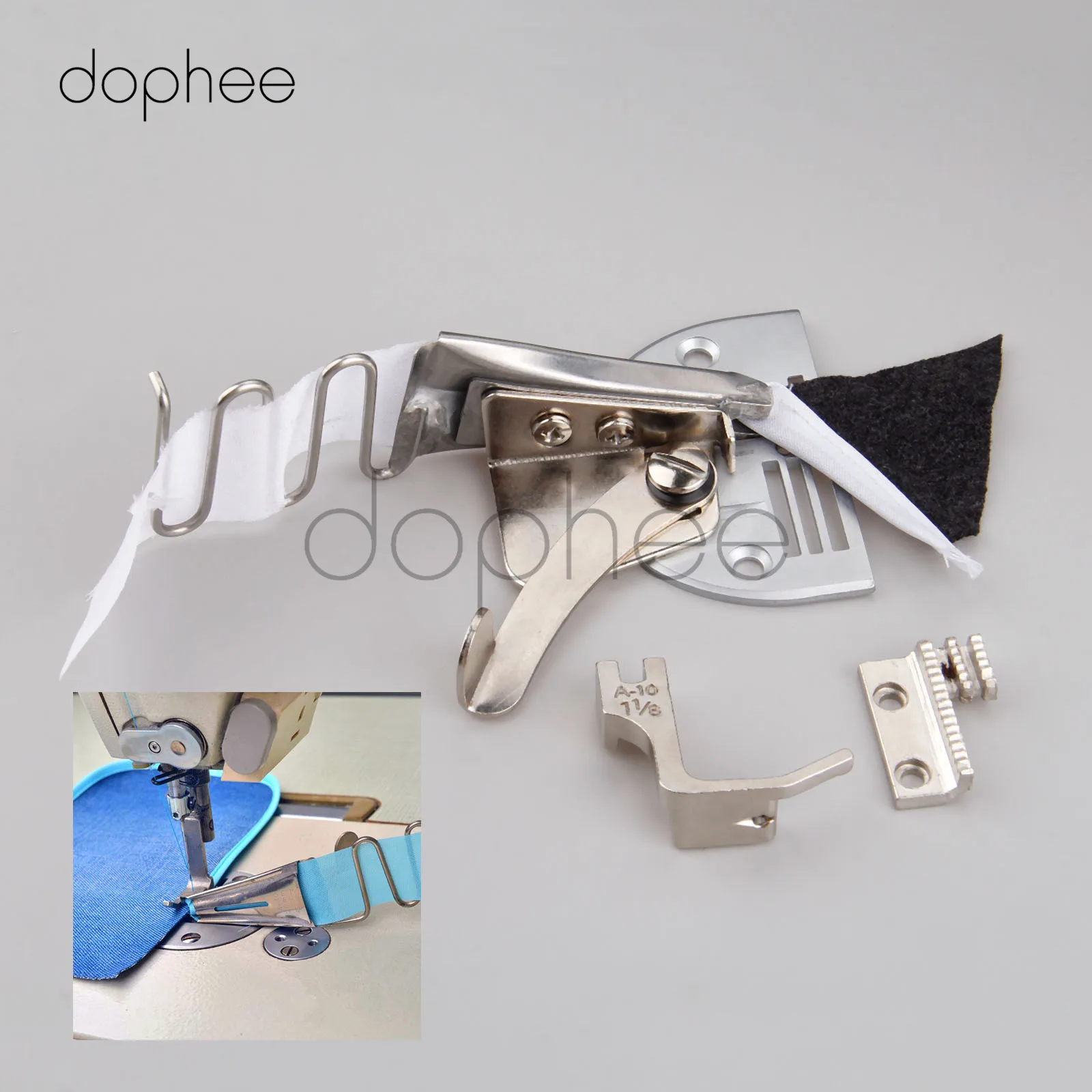 Dophee 1 шт. A10 30 мм Подшивка с прямоугольным смещением для швейной машины швейный