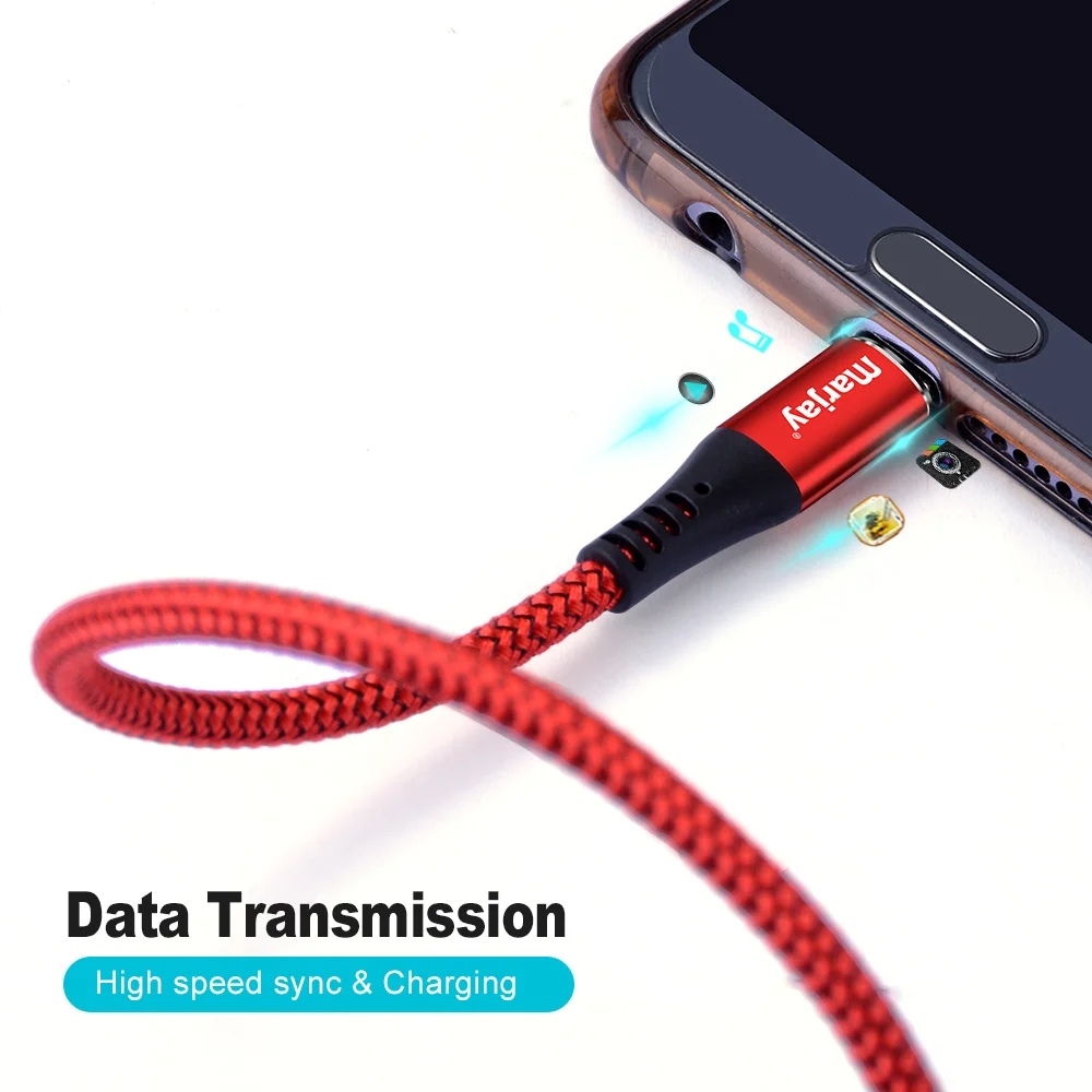 Кабель зарядный Marjay USB Type-C 5 А для Samsung S9 S8 Note 9 8 Huawei P20 pocophone F1 | Мобильные телефоны и