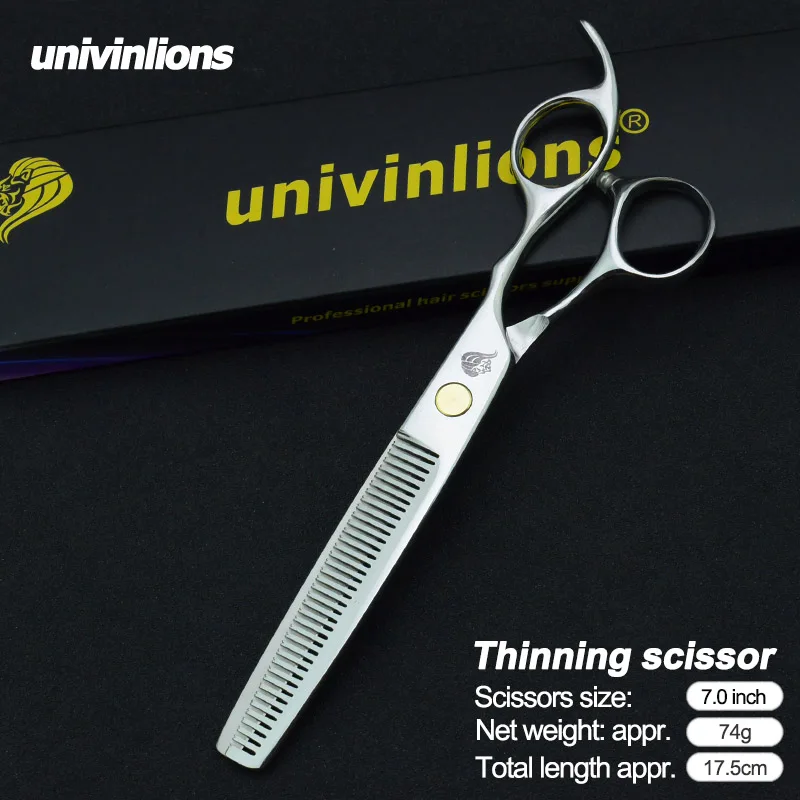 Univinlions " ножницы для стрижки собак Ножницы для собак Ножницы Для Стрижки животных и кошек ножницы для утончения собак изогнутые ножницы набор инструментов
