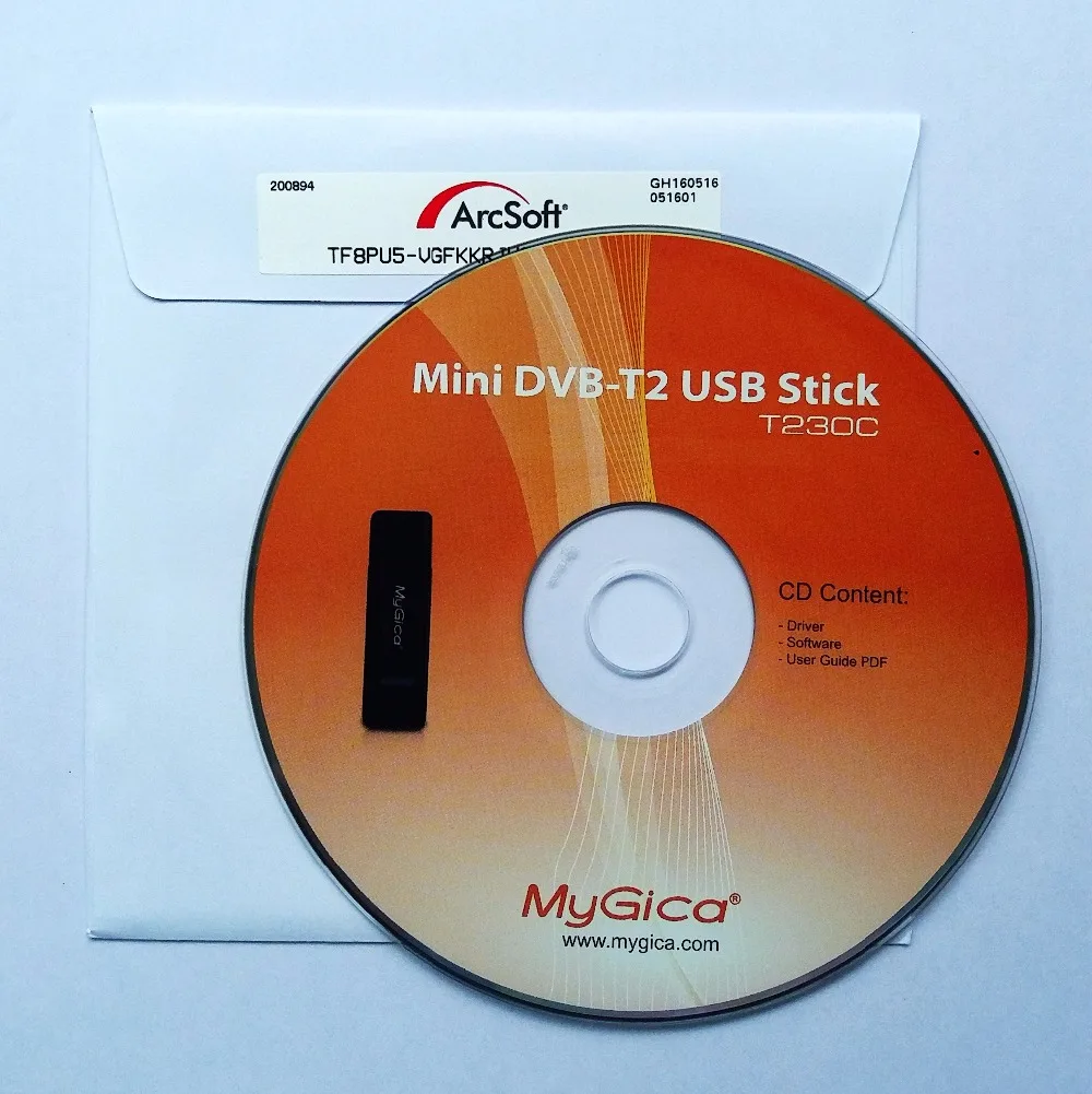 DVB T2 приемник USB HD ТВ-тюнер Geniatech Mygica T230C для DVB-T2/-T/-C USB ТВ-палка для Европы России Таиланд Сингапур
