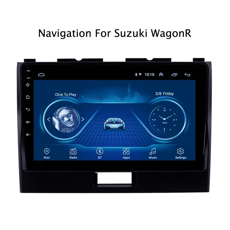 Ectwodvd 9 дюймов Andriod 8 1 Автомобильный gps навигация для Suzuki Wagon R 2010 2018 автомобильный DVD