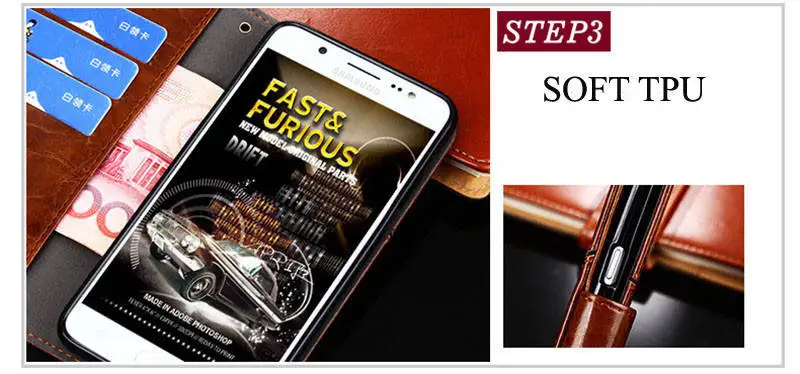Genuine Leather Case For Sony Xperia XZ Premium Flip Cover XA1 XA2 Business Wallet Style | Мобильные телефоны и
