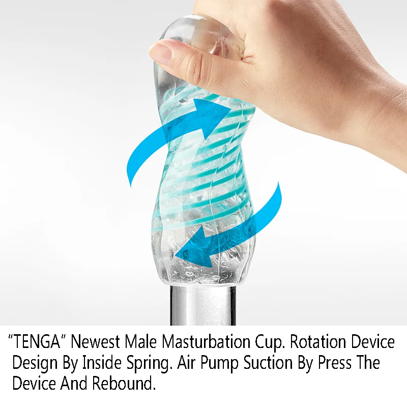 TENGA спиральная карманная киска Мужской мастурбатор для киски силиконовая