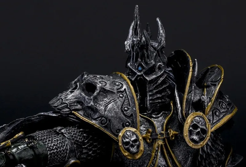 WOW RPG игра персонаж Артас менэтил король-лича фигурка могучий босс детская игрушка Коллекция 21 см высота