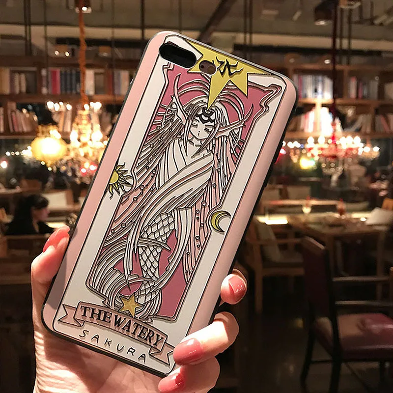 Чехол для телефона Sakura Card Captor для iPhone XS MAX XR Coque Мягкая силиконовая задняя накладка из ТПУ чехол для iPhone X 8 7 6S 6 Plus Capa Fundas