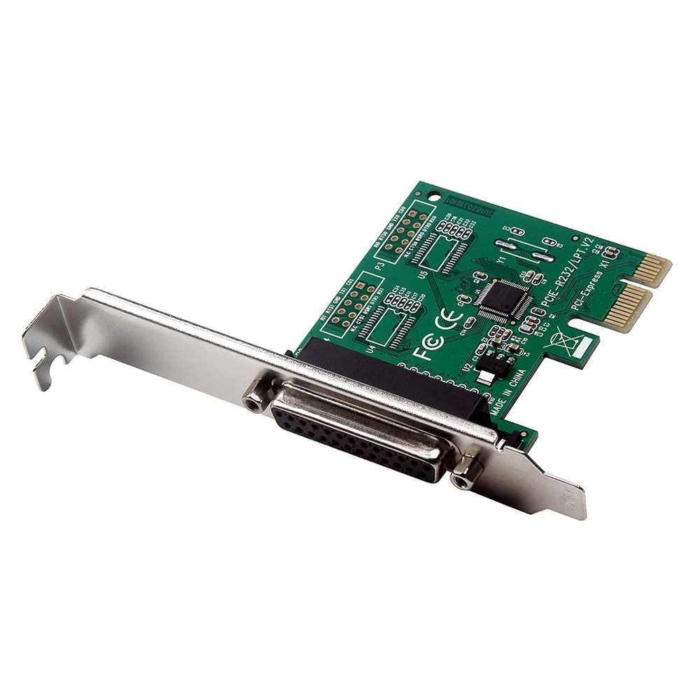 PCI-E Parallel Port Expansion Card PCI Express to LPT Converter Adapter for Tax Printer POS Compatible Windows Vista | Компьютеры и