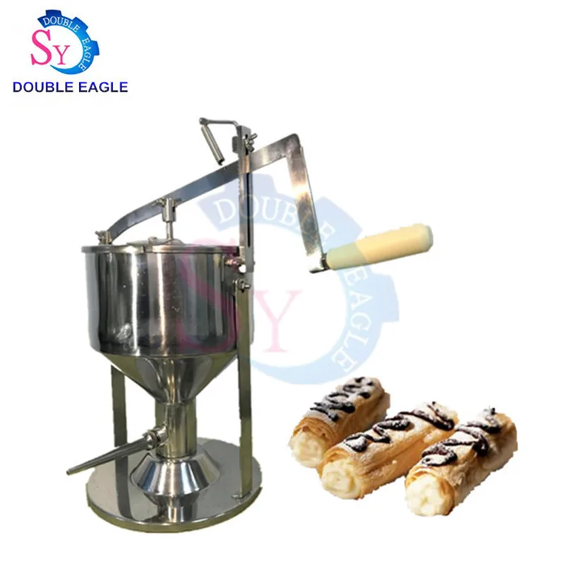 

High Quality Stainless Steel Manual Bread Jam Filling Machine/Commercial Hand Press Puffs Filler Injection Tool