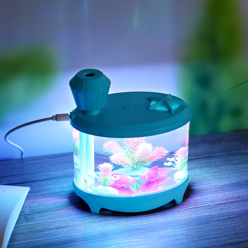 Увлажнитель для аквариума DC5V 460 мл ночник мини USB диффузор воздуха распылитель