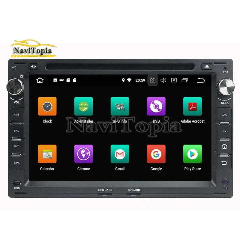 NAVITOPIA 7 &quot4G + 64G Восьмиядерный Android 9 0 автомобильный радиоприемник стерео для VW Passat