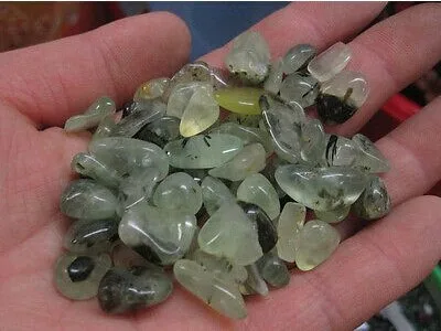 

1000g TUMBLED POLISHED PREHNITE -SOME W/ EPIDOTE - CRYSTAL STONE MINERALS