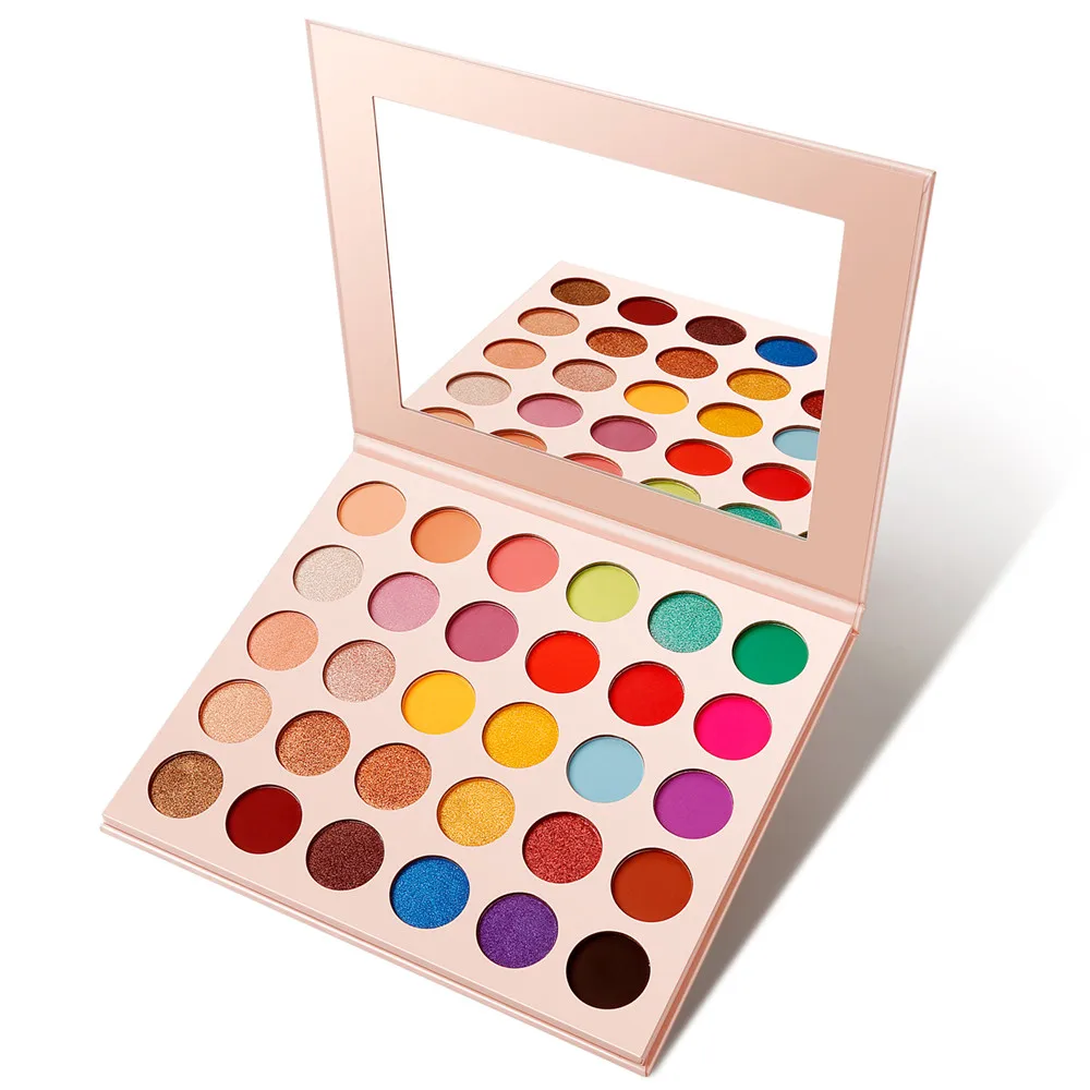 30Colors 25/30 цветов, палитра теней для век, неоновая пудра, мерцающий матовый блеск, палитра теней для век, сияющий пигмент, макияж, радужная косметика для глаз - Цвет: 30Colors