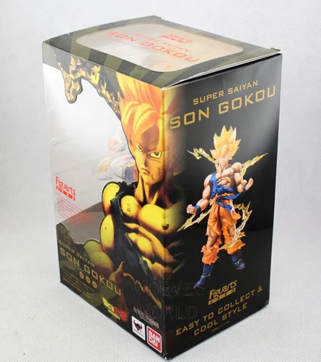 Горячая продажа аниме Dragon Ball Z Супер Саян Гоку Статуэтка Сон ПВХ фигурка Модель