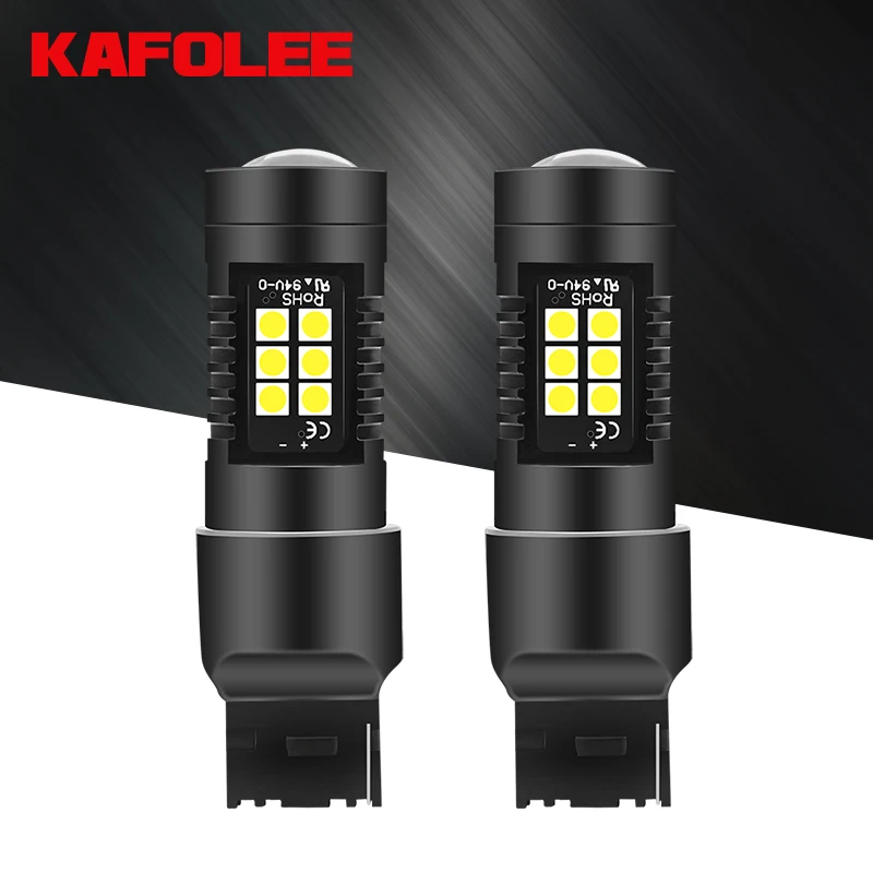 KAFOLEE 3 очаровательных цвета T20 светодиодный 7440 7443 w21/5w W21W цвет желтый белый красный
