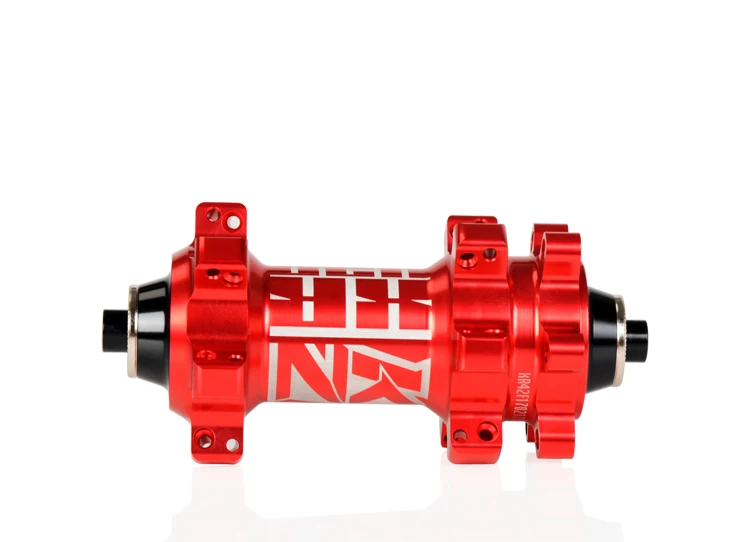 rear Red 9x100mm KOOZER XR420 передняя, Задняя Ступица, 24 Отверстия, велосипедные ступицы, быстросъемные 4 подшипники, 6 пауков, 72 клика, прямые тяги, горный велосипед MTB - Цвет: rear Red 9x100mm