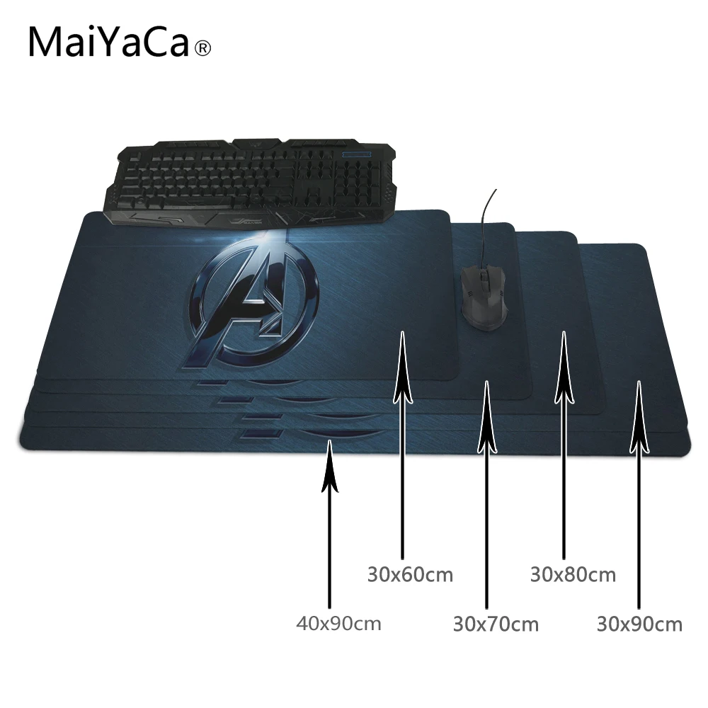 MaiYaCa прочный шикарный коврик для мышки коврик для мыши Мстители 400X900X2 мм Прочный шикарный коврик для мыши