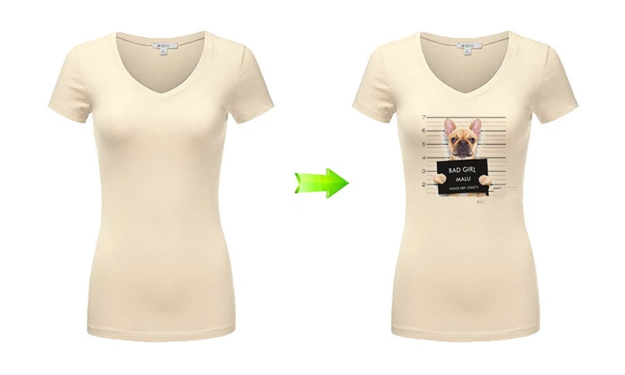 8.7x8.3&quot Bad Girl Dog Patch Iron On Cloth T-shirt Dresses Patches A-level Washable Heat Transfer Stickers DIY Printing Decor | Дом и сад