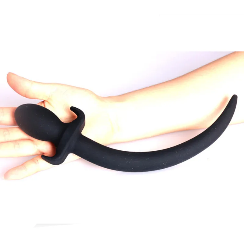 Silicone Dog Tail Anal Butt Plug Sex Toys For Women Men Anus Bead Massage Masturbation Couples Flirting Game Adult Products | Красота и