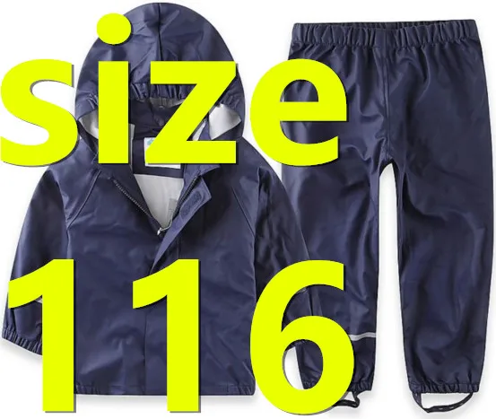 Boxer pants116 Г. Ограниченное предложение, Новая ветровка для мальчиков и девочек водонепроницаемый дождевик костюм русская детская весенне-осенняя куртка плащ, одежда и штаны - Цвет: Boxer pants116