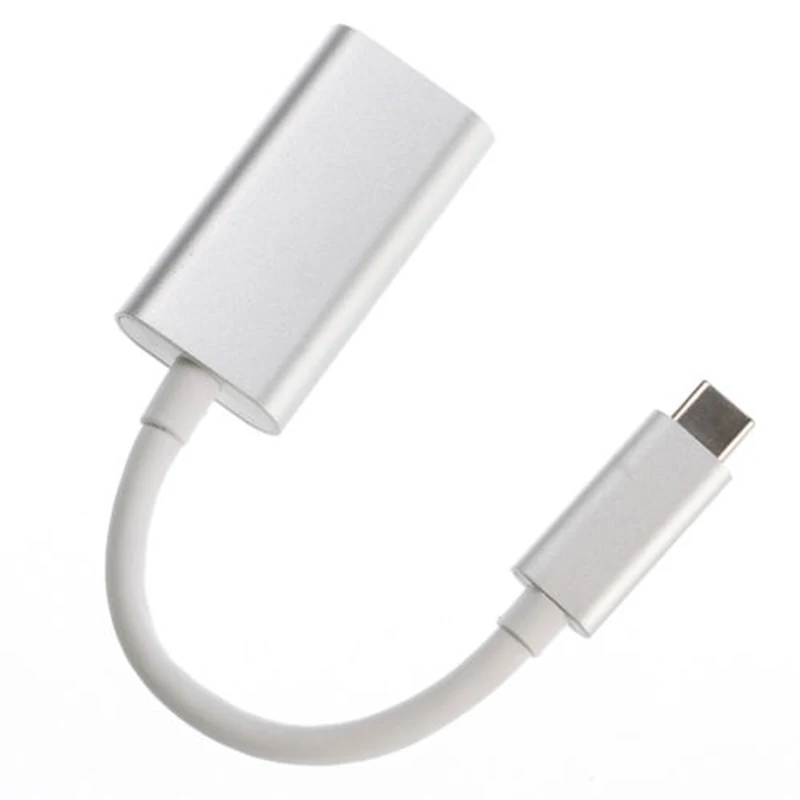4K Ультра HD USB 3 1 USB-C Тип C на HDMI-Совместимость-F-адаптер HDTV Dongle кабель адаптер