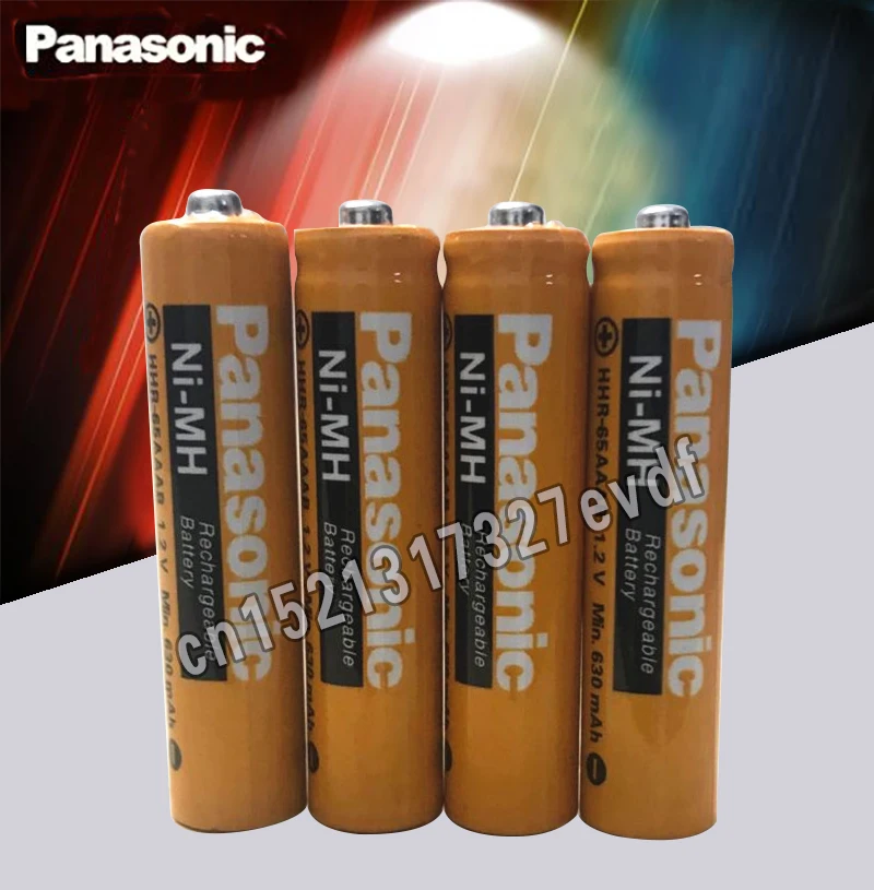 Panasonic AAA 1,2 V 630mAh перезаряжаемый NiHM Аккумулятор время зарядки или 1200 раз