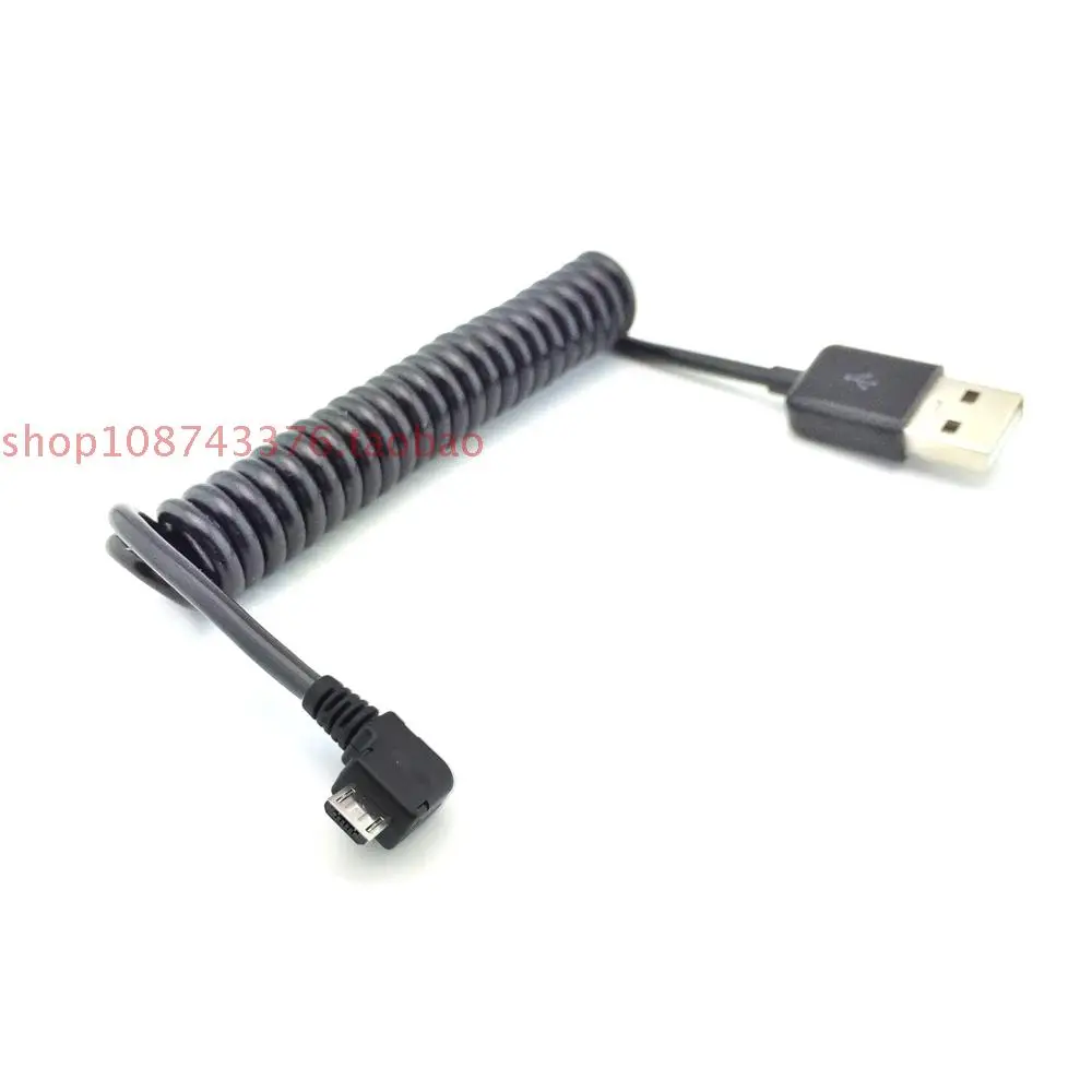 Прямой Угловой 90 градусов USB 2 0 Micro Male к A Type эластичный Дата кабель для usb