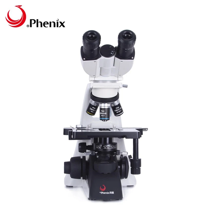 Тринокулярный микроскоп Phenix профессиональная оптическая система Infinity 40X 1600X