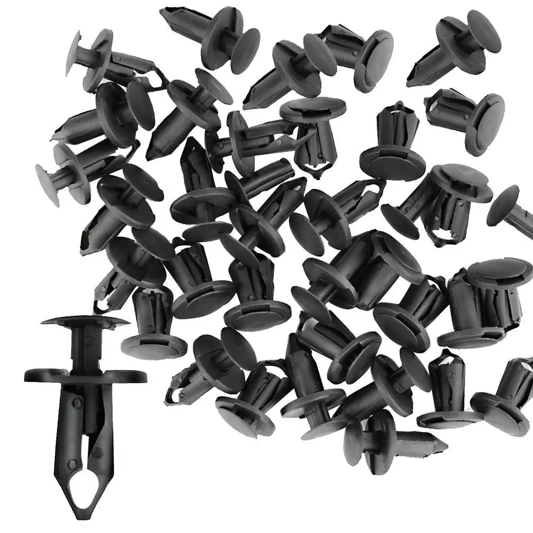 Автомобильный толчок нейлоновый бампер Крепеж заклепки дроссельные зажимы 40