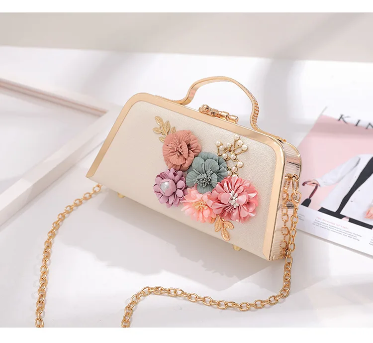 RanHuang New Arrive Women Flower Flap Small Handbags Fashion Shoulder Bags Ladies Evening Bags Cute Messenger Bags Purple