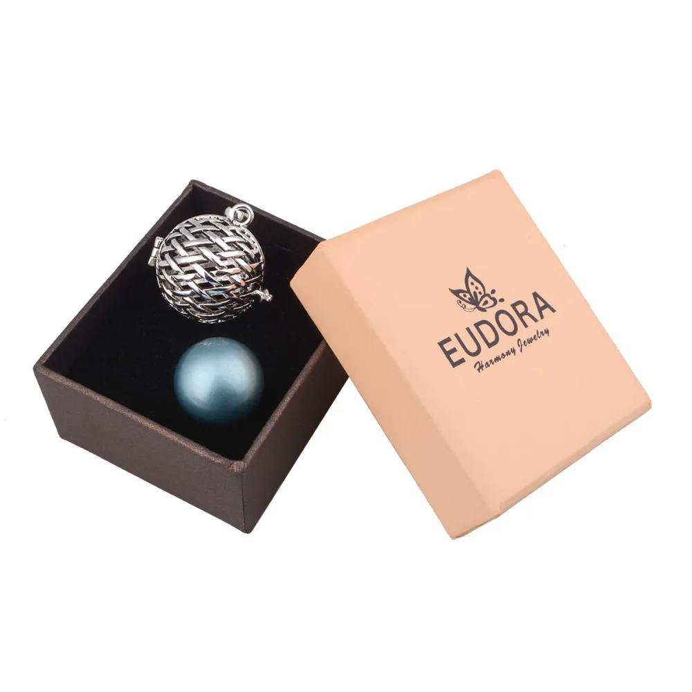 Розничная продажа Eudora черная краска медный металл гармония бола клетка кулон для